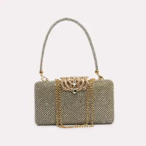 Soiree Clutch with Strass Handle & Chain