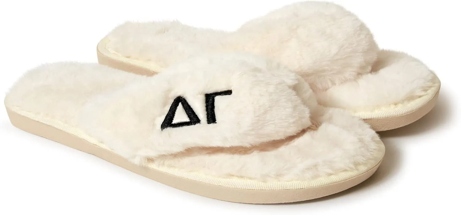 Sorority Shop Delta Gamma Fuzzy Slippers Women