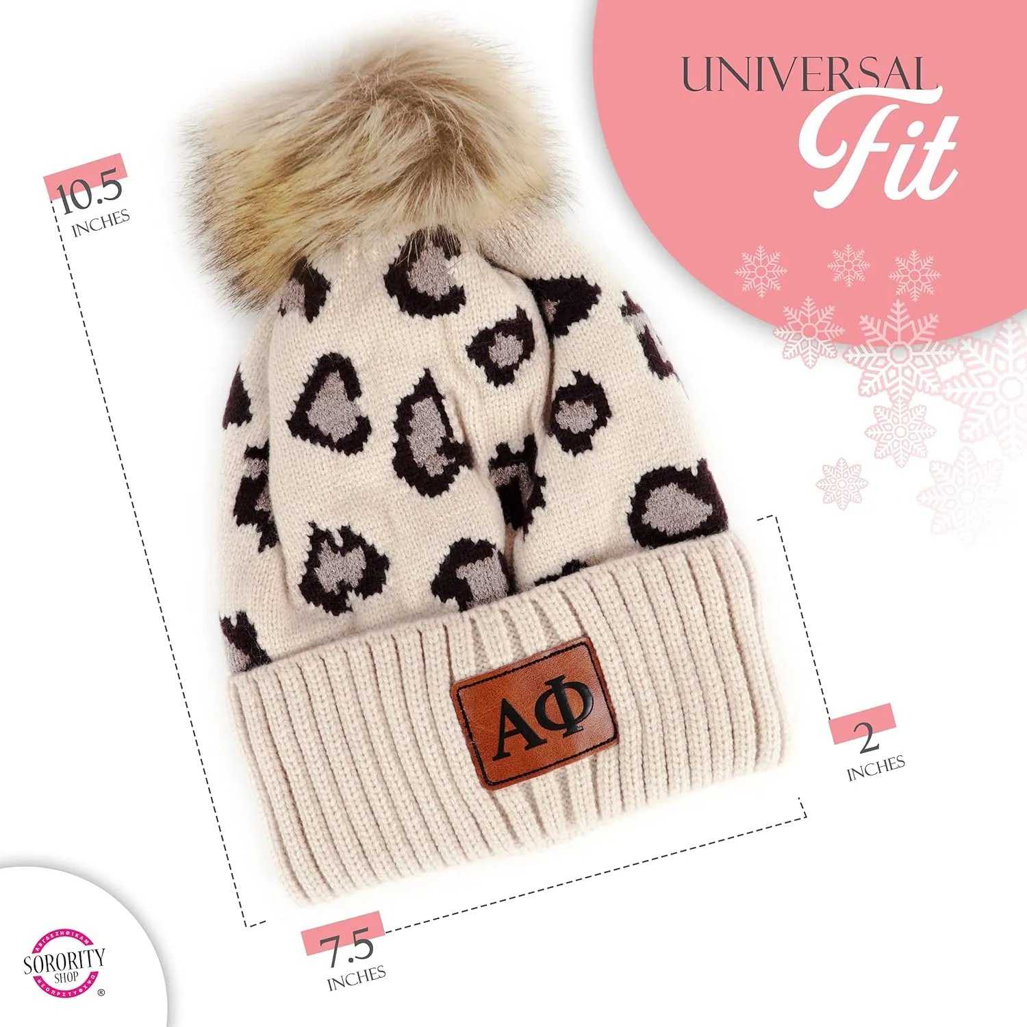 Sorority Shop womens Pom Pom Beanie
