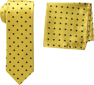 Stacy Adams Men's Satin Dot Tie Set