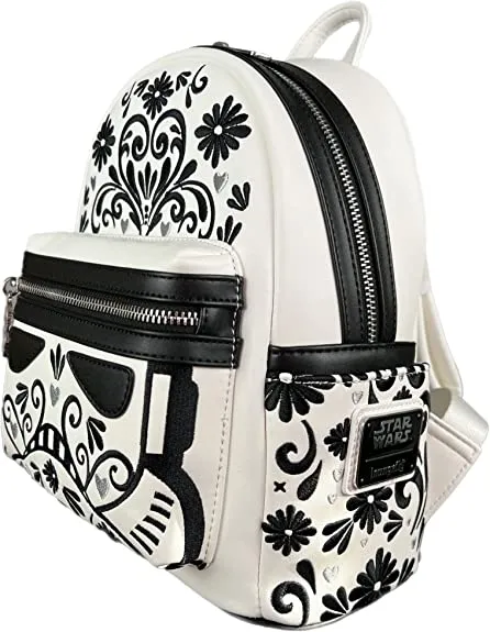 Star Wars Mini Backpack Stormtrooper Floral Loungefly