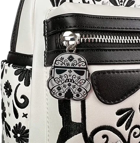 Star Wars Mini Backpack Stormtrooper Floral Loungefly