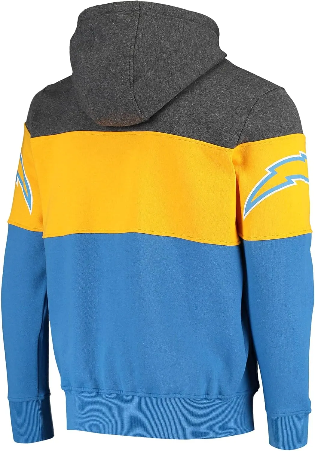 Starter Men's Heathered Charcoal/Gold Pittsburgh Steelers Extreme Fireballer Throwback Pullover Hoodie