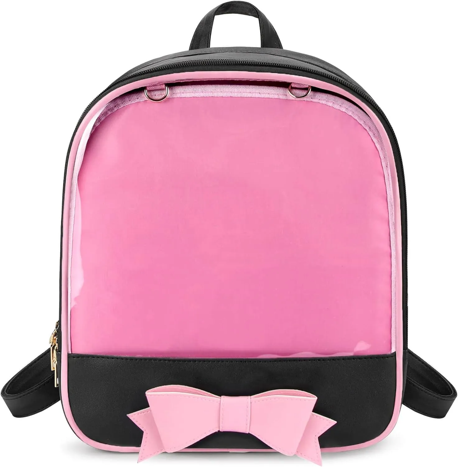 STEAMEDBUN Ita Bag Backpack Bowknot Kawaii Pin Display Backpack Bag with Insert