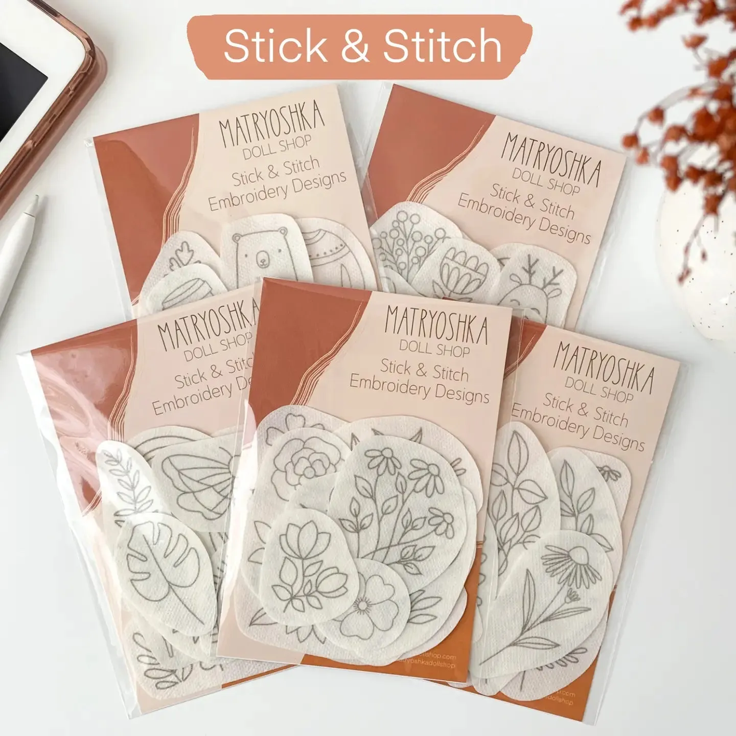Stick & Stitch Embroidery Designs Florals mds-ssedf