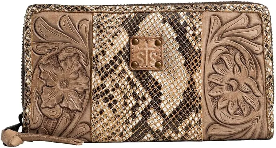 STS Ranchwear Stella Bifold Wallet STS68282,Brown,Small
