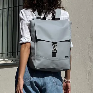 Students Medium Light Gray Vegan Leather
