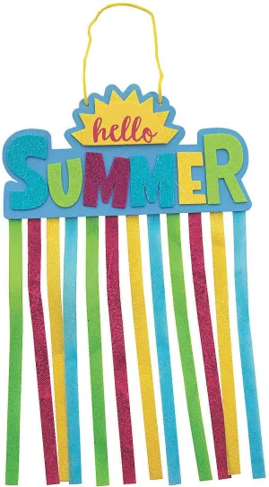 Summer Glitter Hanging Craft Kit -12 - Crafts for Kids and Fun Home Activities