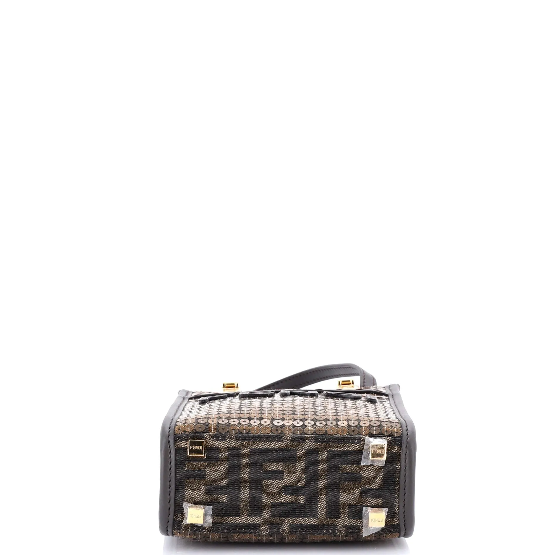 Sunshine Shopper Tote Sequin Embellished Zucca Canvas Mini