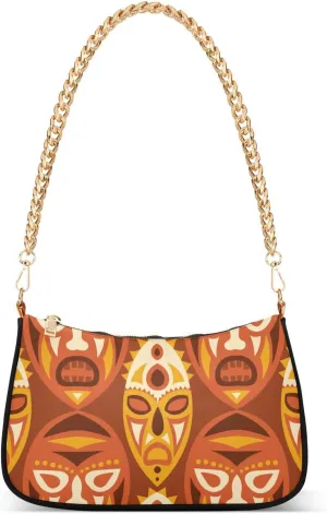 susiyo Shoulder Bag for Women Color Ritual Masks Small Shoulder Purse Bags Cute Hobo Tote Handbag Mini Clutch Purse