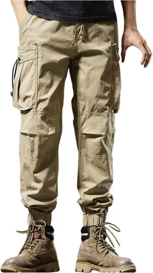 SUWBMHWE Japanese Streetwear Men Harem Pants Mens Beach Going Out Elegant Trendy with Pockets Clothes for Linen Shorts Solid
