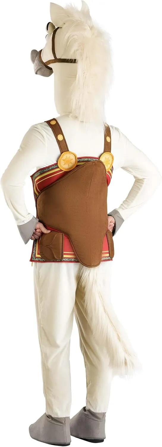 Tangled Maximus Costume | Officially Licensed Disney Adult Horse Jumpsuit with Tail and Saddle Accessory