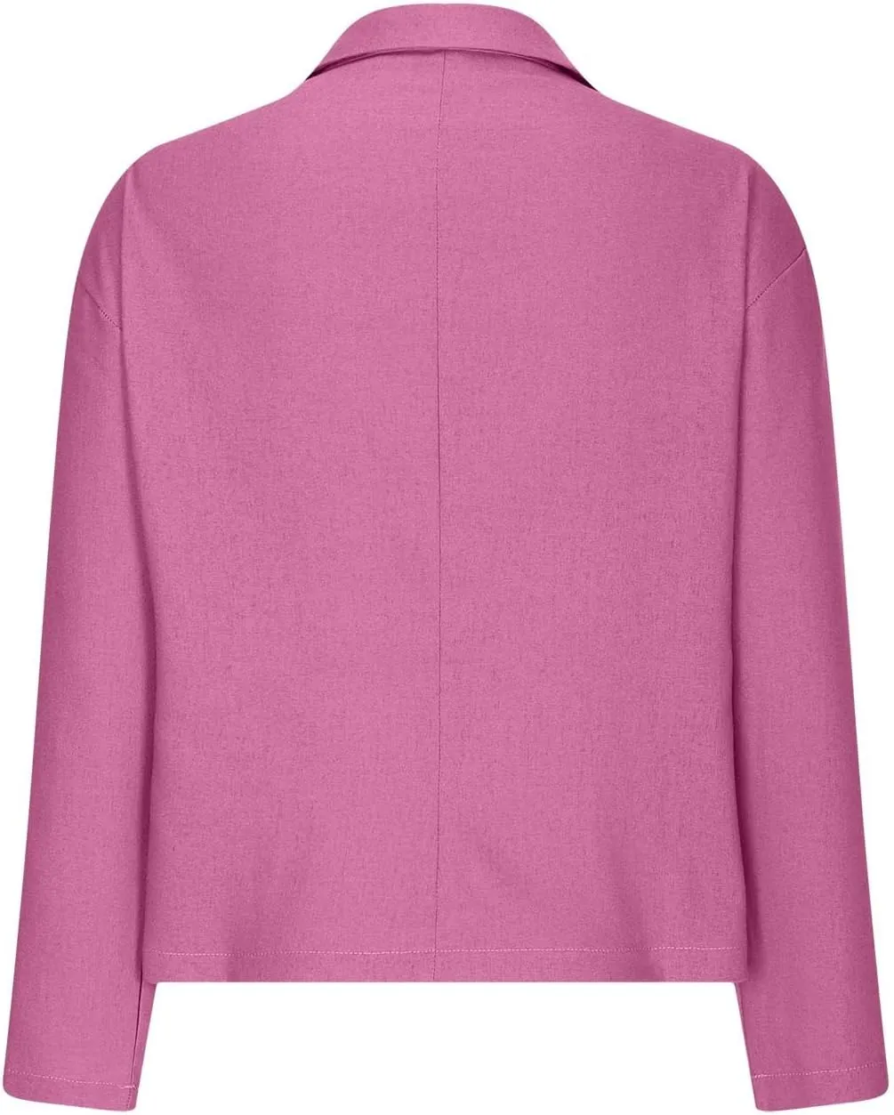 TANGNADE Linen Blazer Women Lightweight Casual Long Sleeve Spring Summer Jackets One Button Lapel Suit Blazer