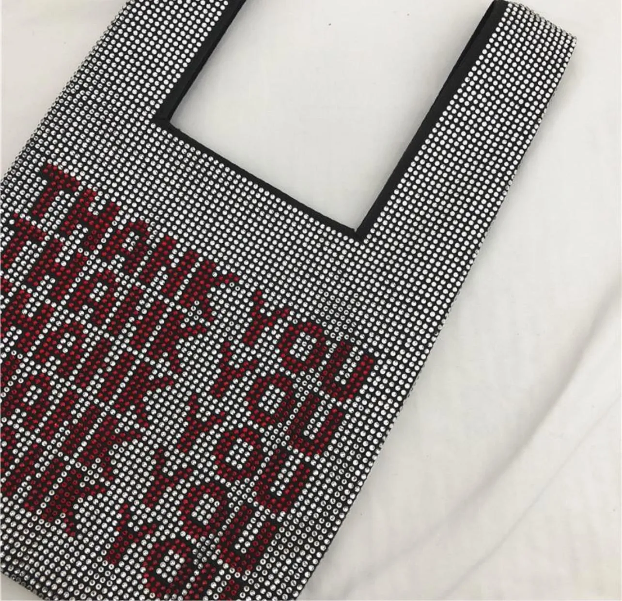 Thank You Bling Shoppers Purse