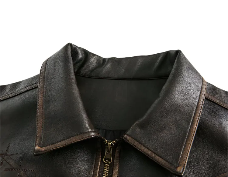 The Emilian Faux Leather Oversized Jacket