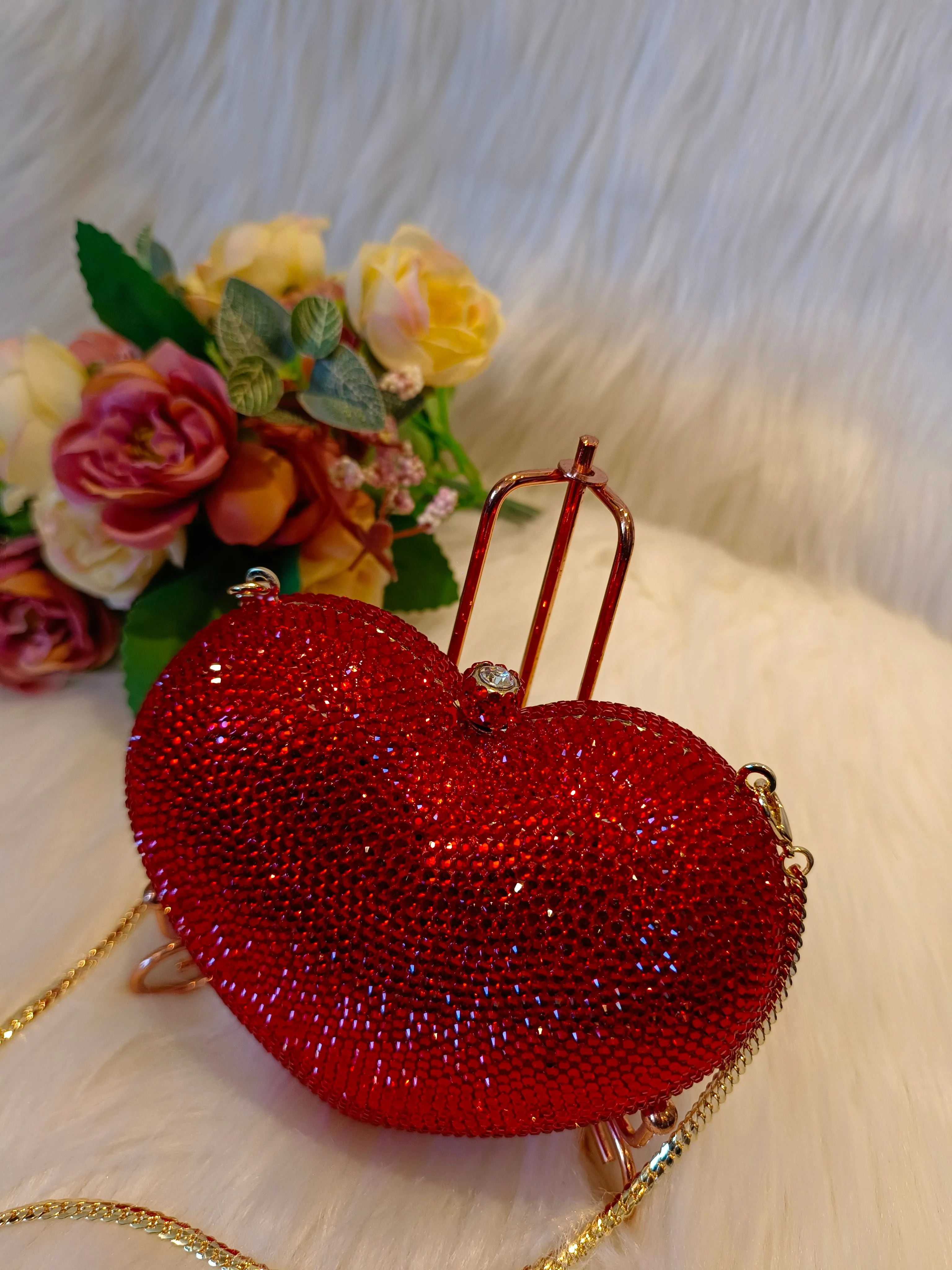 The Luxury Heart Clutch