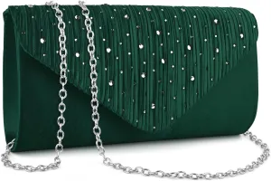 TINDTOP Evening Clutch Purses for Women Handbags for Formal Wedding Party Cocktail Prom Crossbody Shoulder Envelope Bag