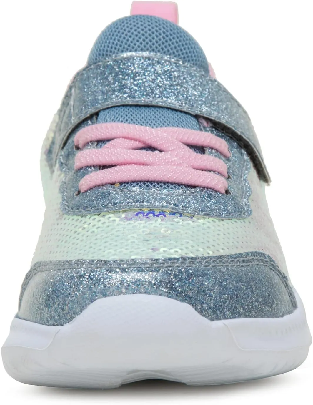 Toandon Toddler Kids Sneakers Sparkle Fashion Glitter Sequins Canvas Shoes
