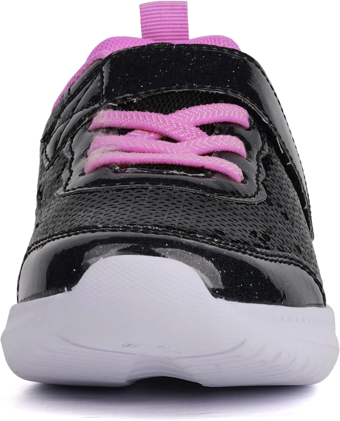 Toandon Toddler Kids Sneakers Sparkle Fashion Glitter Sequins Canvas Shoes