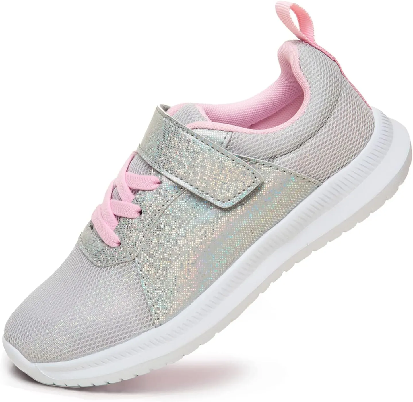 Toandon Toddler Kids Sneakers Sparkle Fashion Glitter Sequins Canvas Shoes