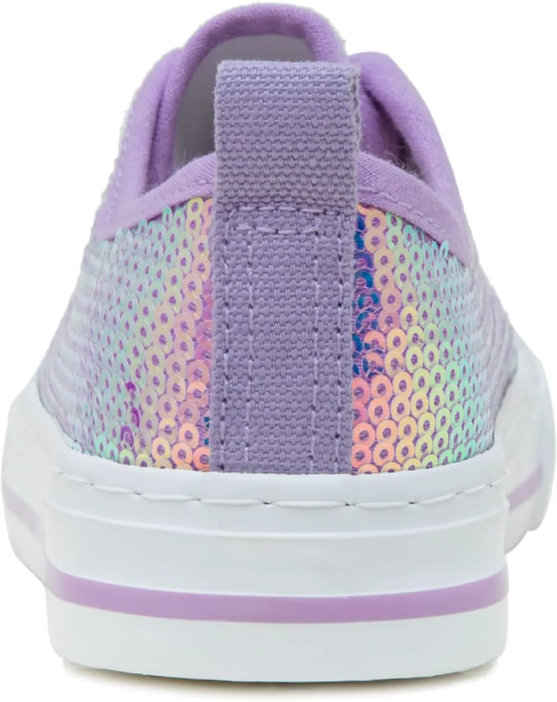 ToandonToddler Kids Sneakers Sparkle Fashion Glitter Sequins Canvas Shoes