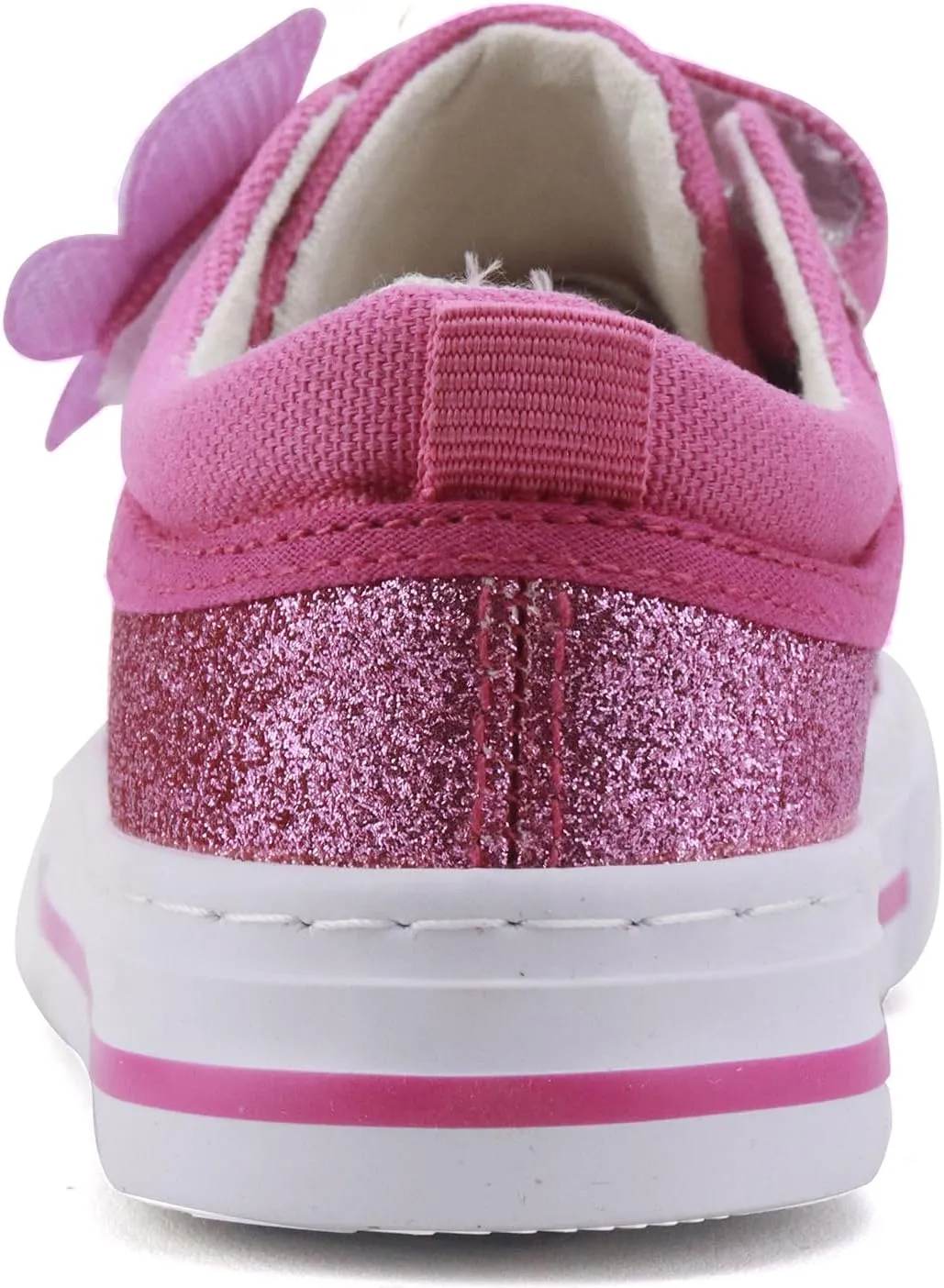 ToandonToddler Kids Sneakers Sparkle Fashion Glitter Sequins Canvas Shoes