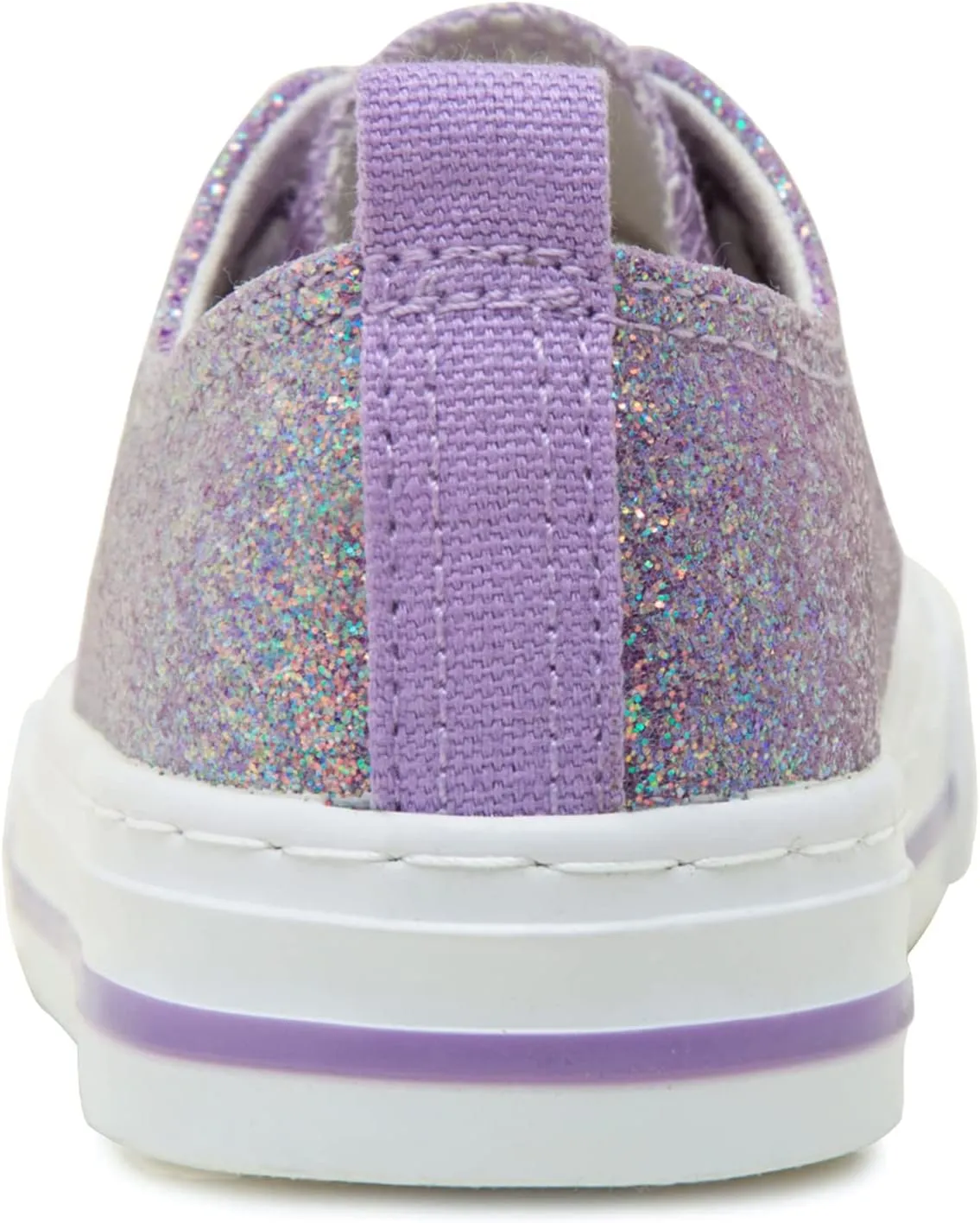 ToandonToddler Kids Sneakers Sparkle Fashion Glitter Sequins Canvas Shoes