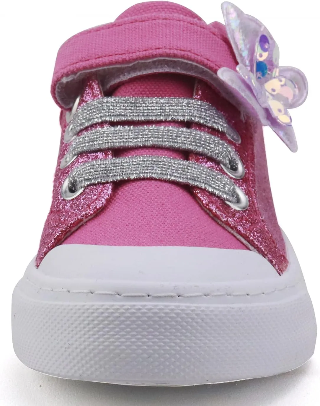 ToandonToddler Kids Sneakers Sparkle Fashion Glitter Sequins Canvas Shoes