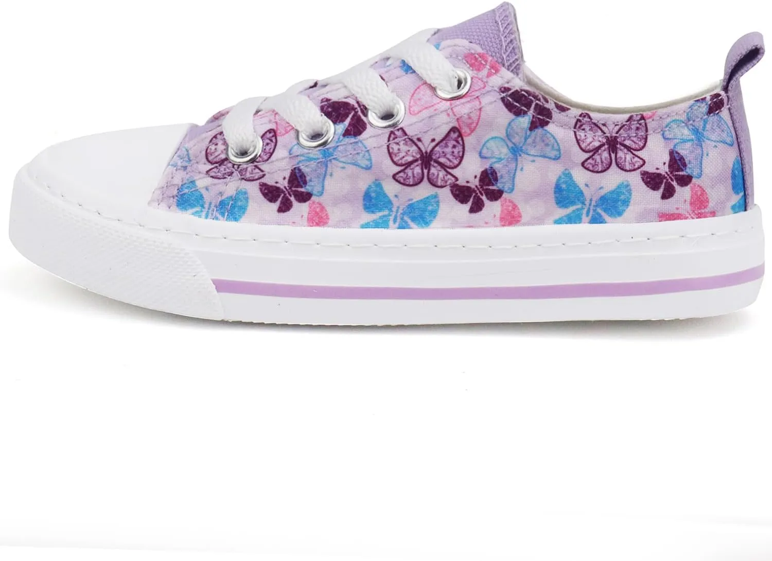 ToandonToddler Kids Sneakers Sparkle Fashion Glitter Sequins Canvas Shoes