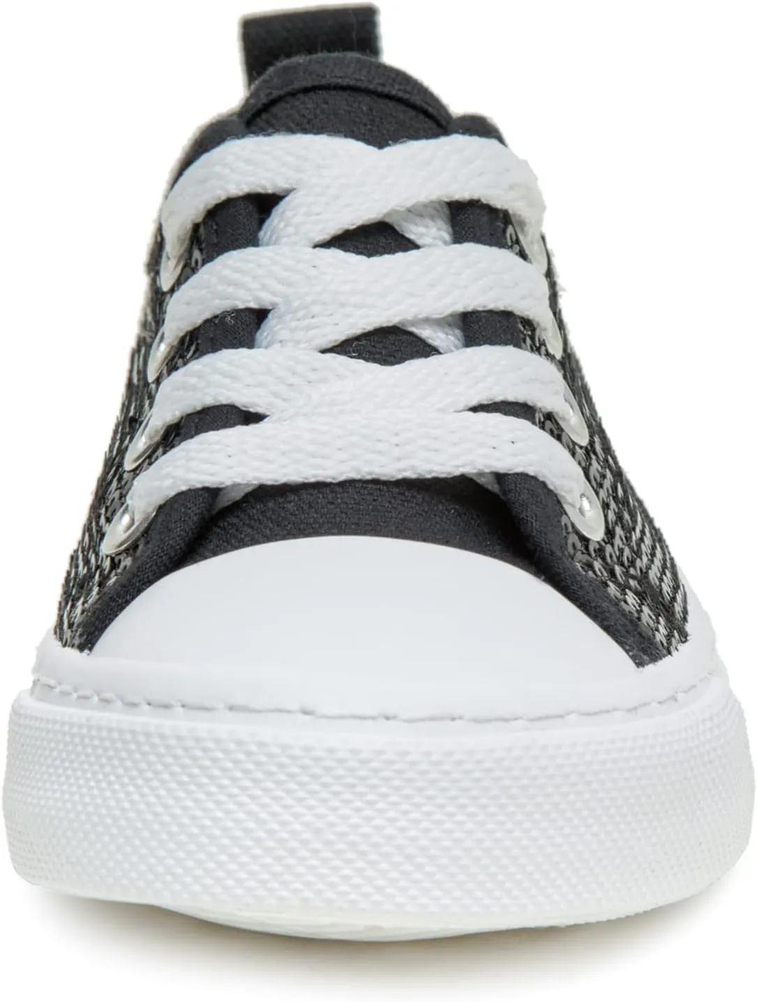 ToandonToddler Kids Sneakers Sparkle Fashion Glitter Sequins Canvas Shoes