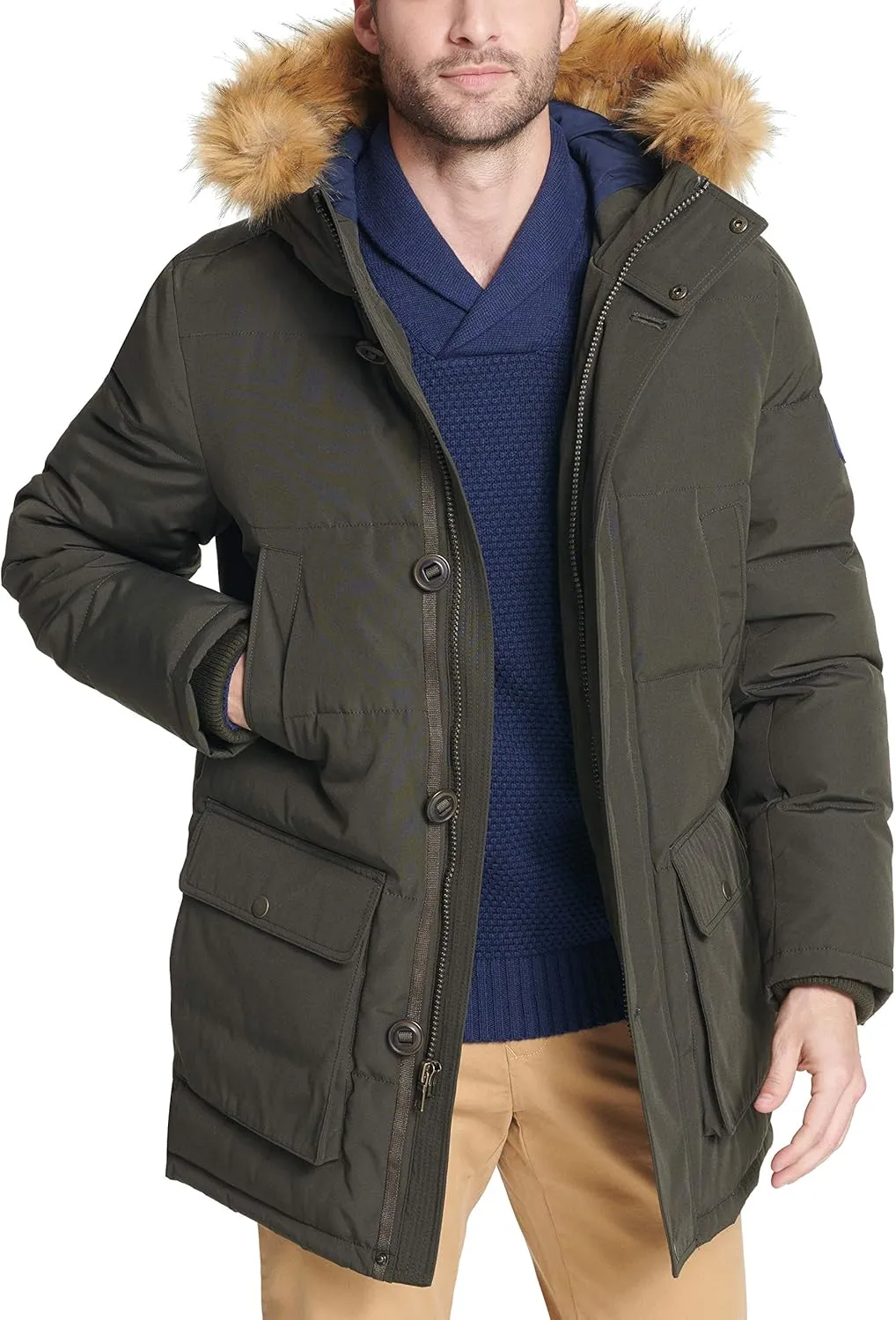 Tommy Hilfiger Men's Arctic Cloth Heavyweight Performance Parka