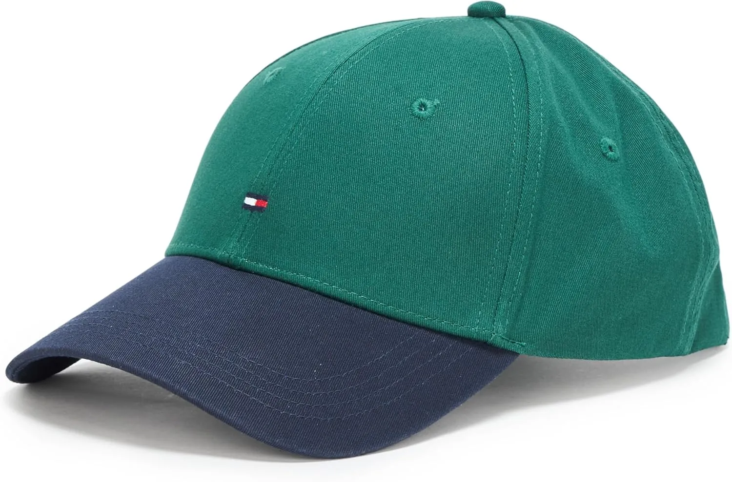 Tommy Hilfiger Men's Cotton Flag Logo Adjustable Baseball Cap