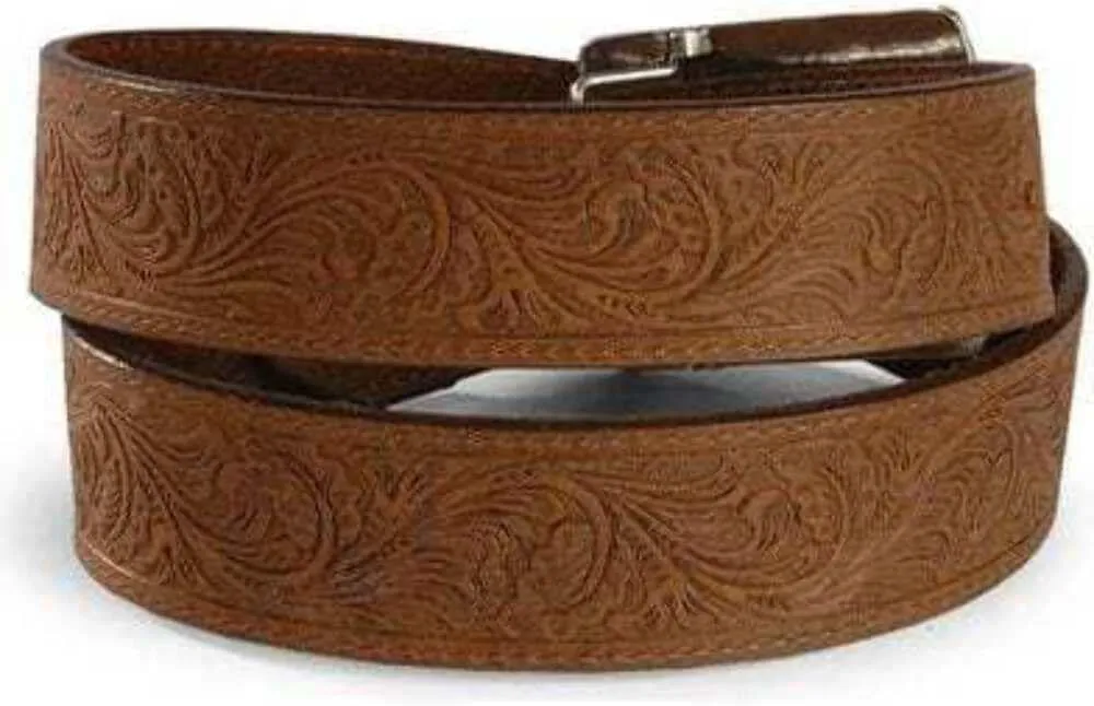 Tony Lama Women's Navajo Spirit Embossed Leather Belt USA MADE C50189