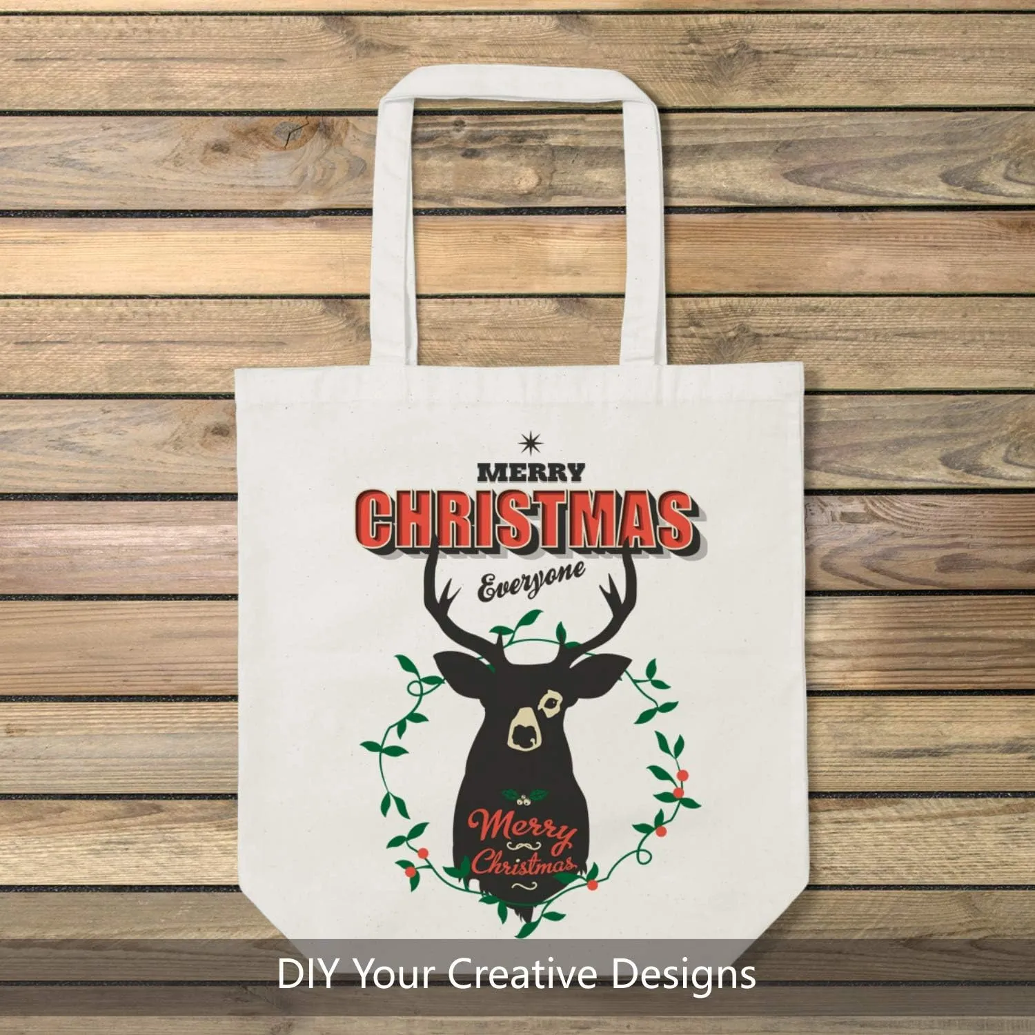 TOPDesign 2 | 6 | 12 Pack Super Strong Large 17.5"x16.5"x5" 10oz Cotton Canvas Tote, Reusable Grocery Shopping Bag, Blank Natural Bags for Crafts, DIY Your Creative Designs (Pack of 12)