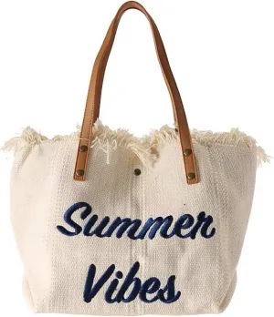 Tote bag, large capacity canvas, women's shoulder bag, beach bag, tassel embroidery, niche design, women's bag (write)