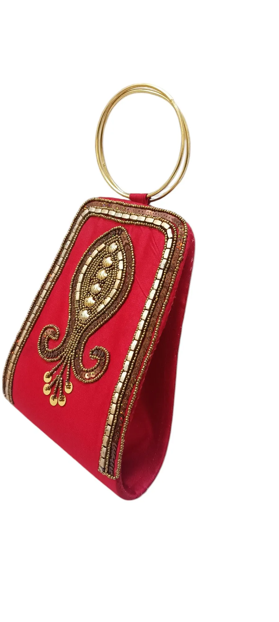 Trendy women bangle style fashion hand clutch