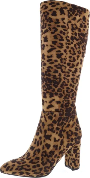 TruFox Womens Classic Tall Knee High Block Heel Fashion Boots
