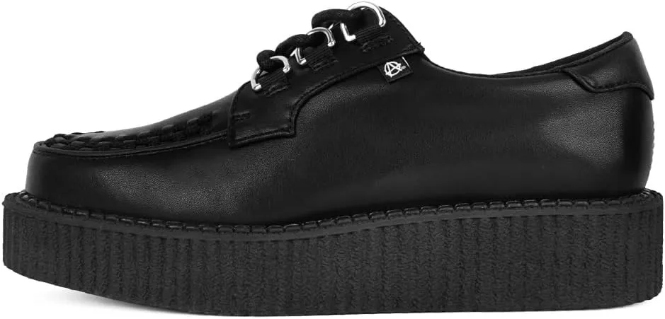 T.U.K. Black Anarchic Creeper Shoes for Women and Men