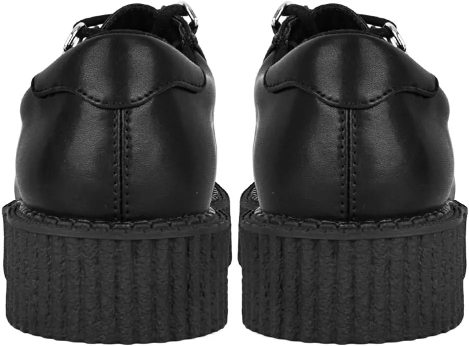 T.U.K. Black Anarchic Creeper Shoes for Women and Men