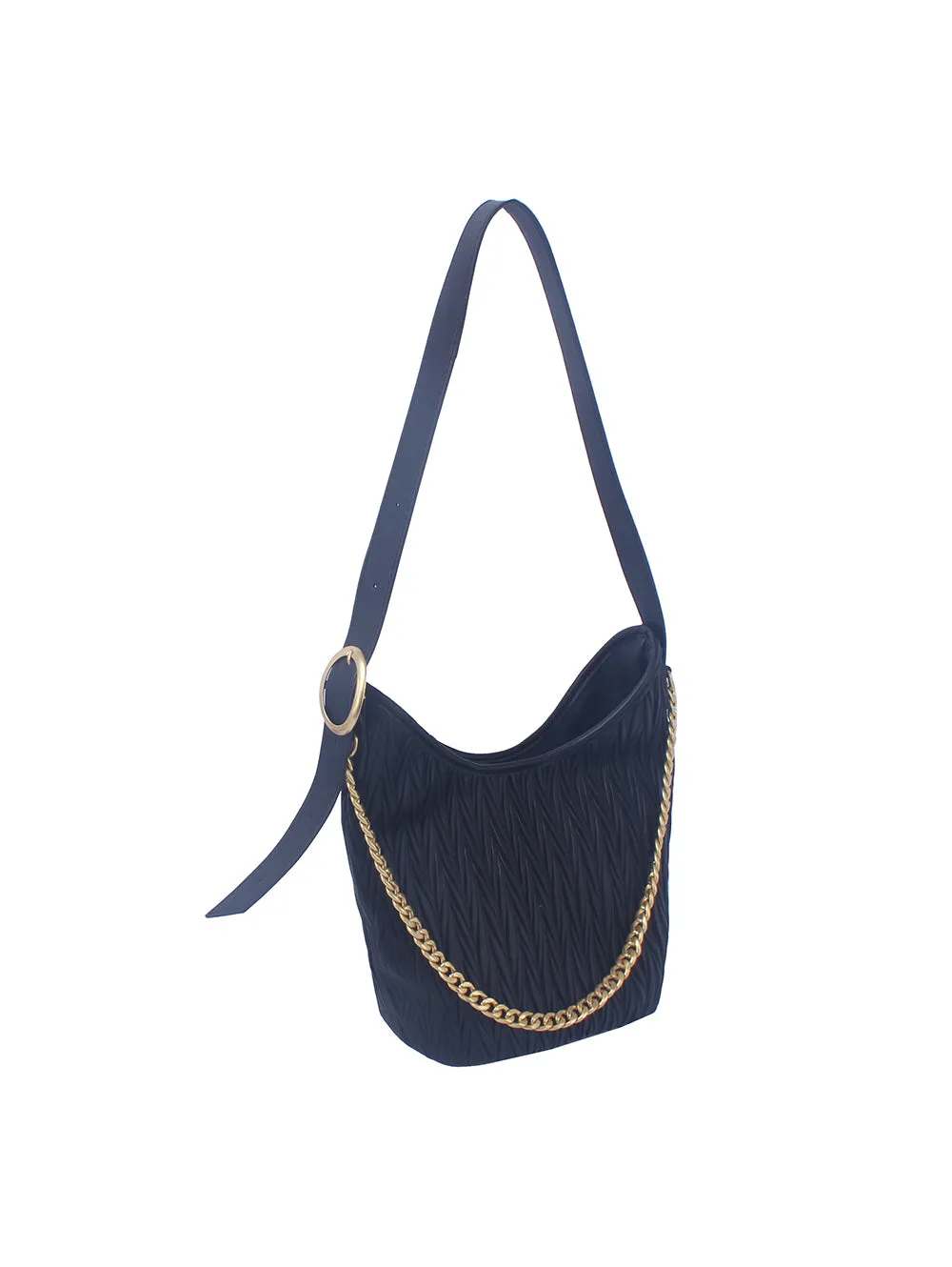 Unique Embossed Bucket Bag