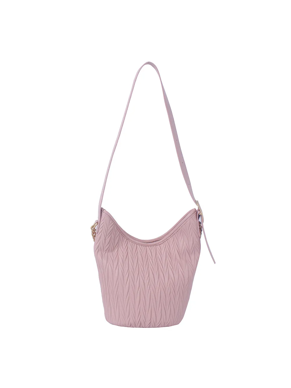 Unique Embossed Bucket Bag