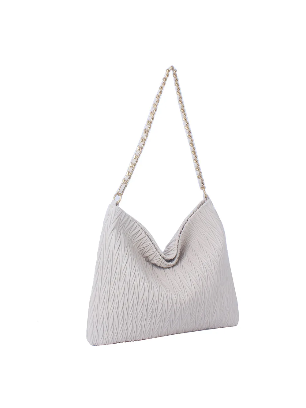 Unique Embossed Shoulder Bag