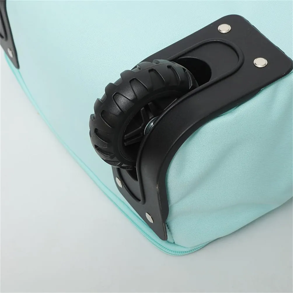 UNISTRENGH Wheeled Snowboard Bags for Air Travel, Waterproof Separate Compartment Skiing Backpack with Colorful sequins, wheels - for Snow Snowboarding-135CM