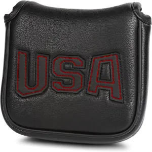 USA Magnetic Closure Golf Mallet Putter Head Cover for Taylormade Odyssey Scotty Cameron Ping, Durable and Light-weighted Mallet Putter Headcover