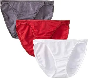 Vanity Fair Women's Illumination String Bikini Panty (3 Pack)