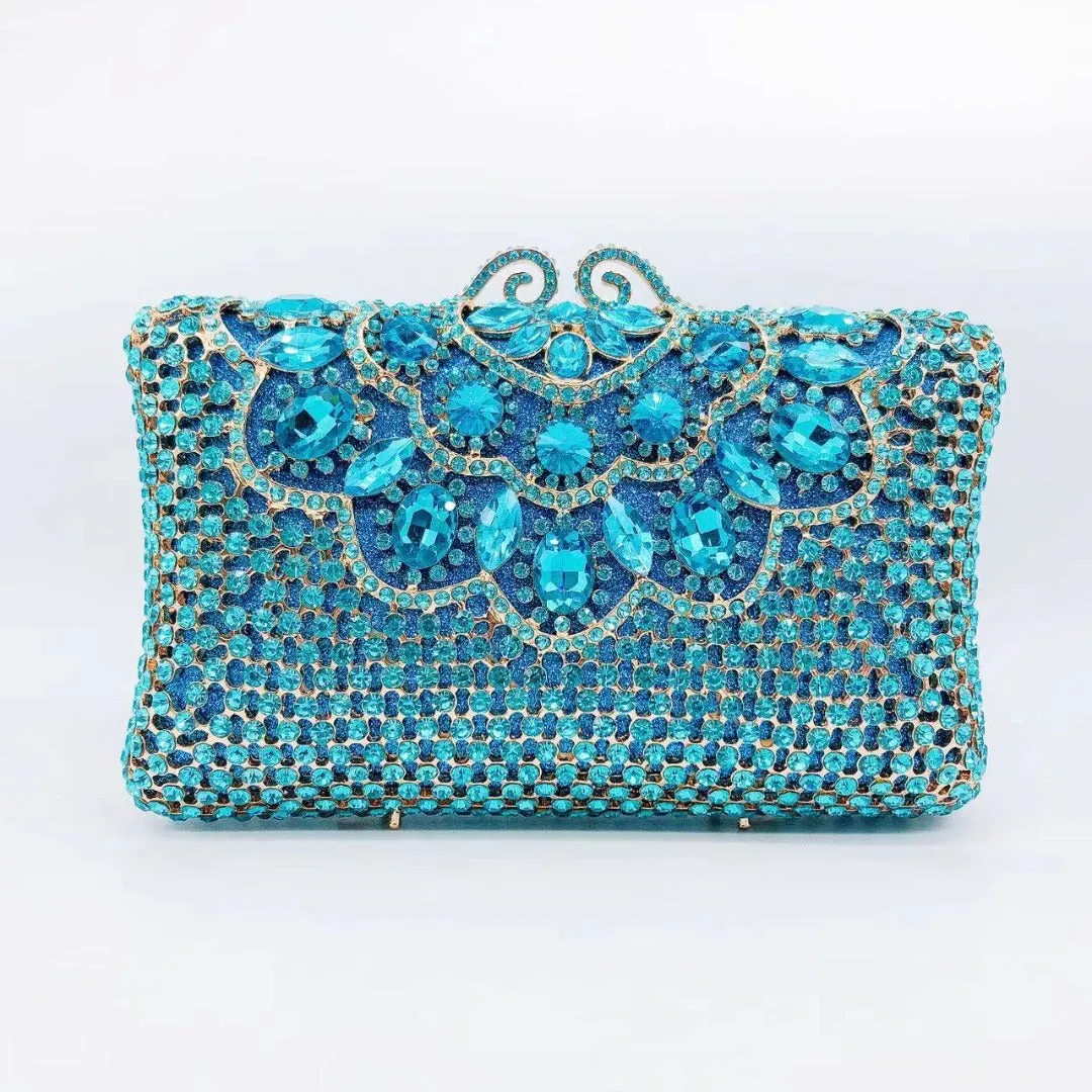 Venus Rhinestones Clutch Bag