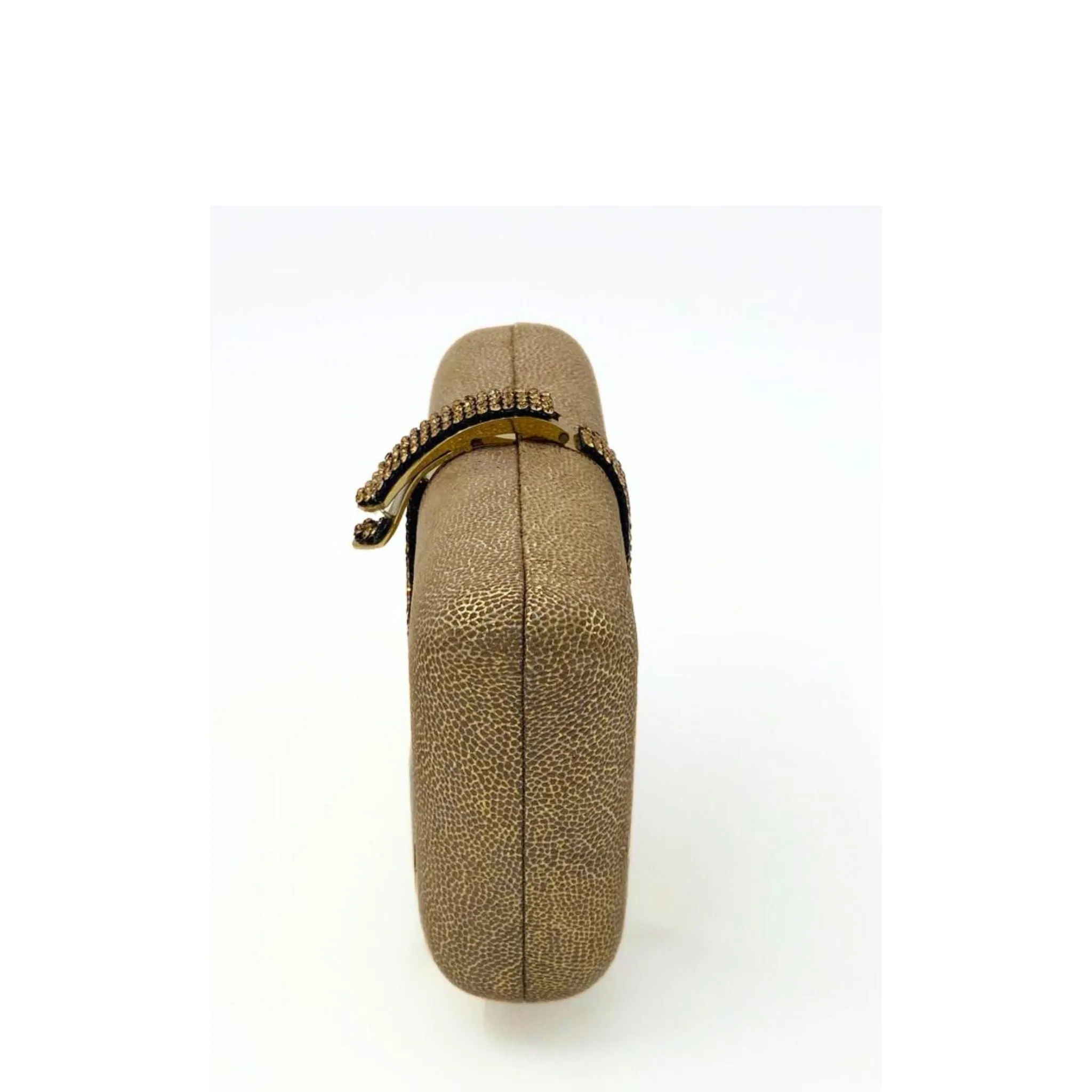 Verona Clutch in Gold