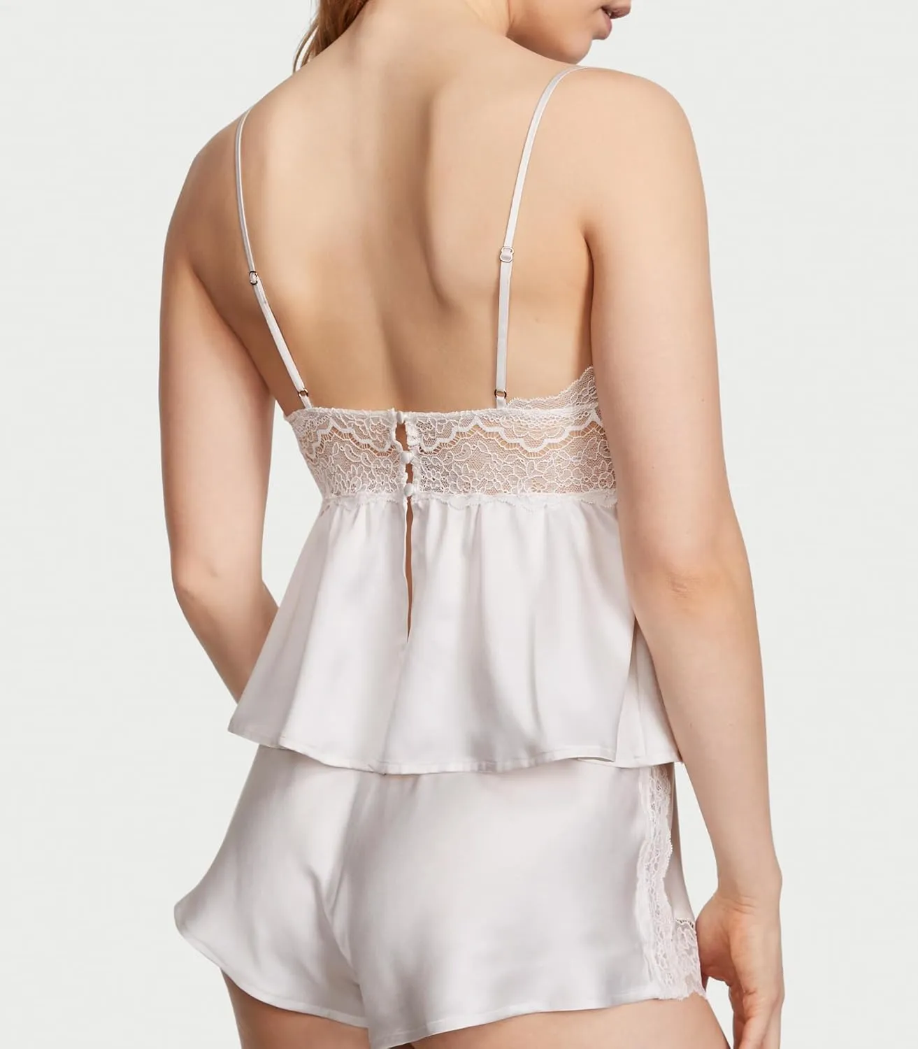 Victoria's Secret Stretch Lace & Satin Cami Set, Women's Sleepwear (XS-XXL)