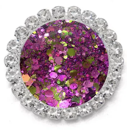 Vineyard Glitter Bling Button Cover