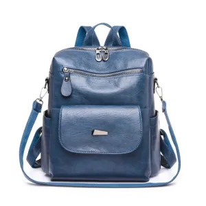 Vintage Women’s Faux Leather Backpack